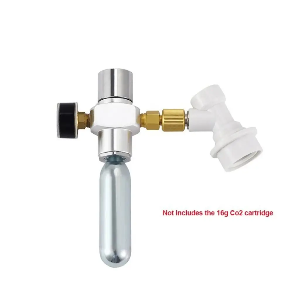 Mini Design Nitrogen Pressure Gauge Pressure Display N2 Specific Mini Pressure Gauge 3/8UNF Thread Gas Strap Gauge