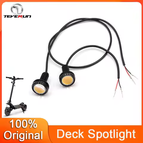 Original Deck Light For Teverun Fighter 11/11+ Blade Mini/Mini Pro/GT II Electric Scooter 12V Turn Signal Spotlight Parts