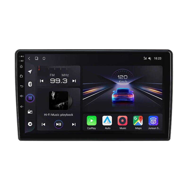 Junsun draadloze CarPlay Android Auto autoradio voor Ford Fiesta 1995-2001 Focus 1 1998-2004 intelligent autosysteem Spaans lokaal - afbeelding 2