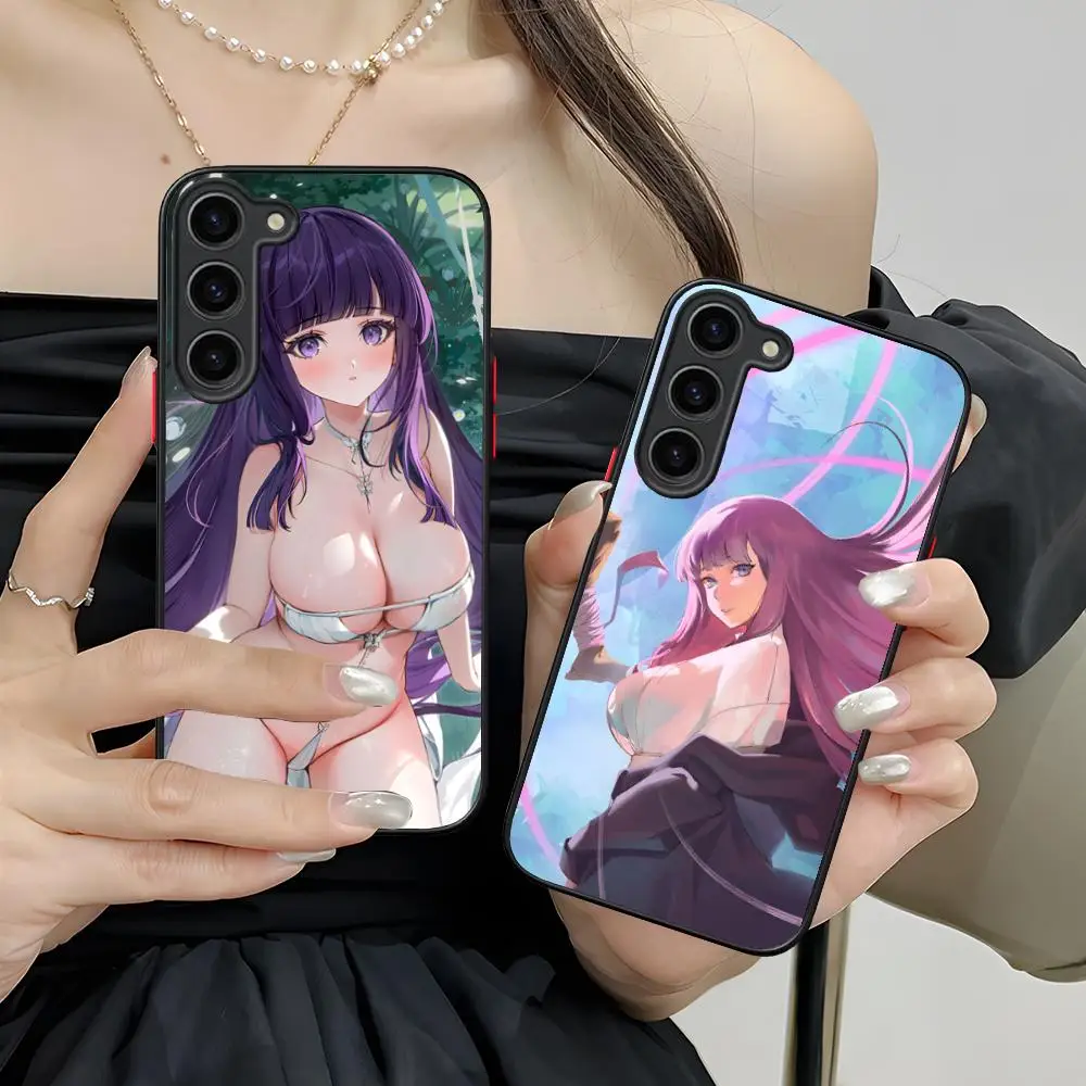 

Sousou no Frieren Fern Чехол для телефона Samsung Galaxy S25 S24 S23 S22 S21 Plus FE Ультрацветный силиконовый защитный чехол Роскошный