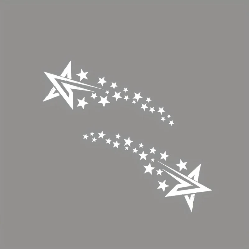 2 Stück Shooting Star Autoaufkleber, wasserfester Vinyl-Aufkleber für die Karosserie, in mehreren Farben erhältlich – Detail 4