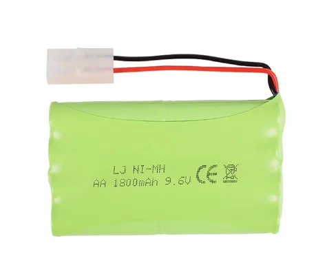 R/C 장난감 자동차 원격 제어 트럭 및 R/C 보트용 Ni-MH 배터리/USB 충전기, 9.6V, 1800mAh