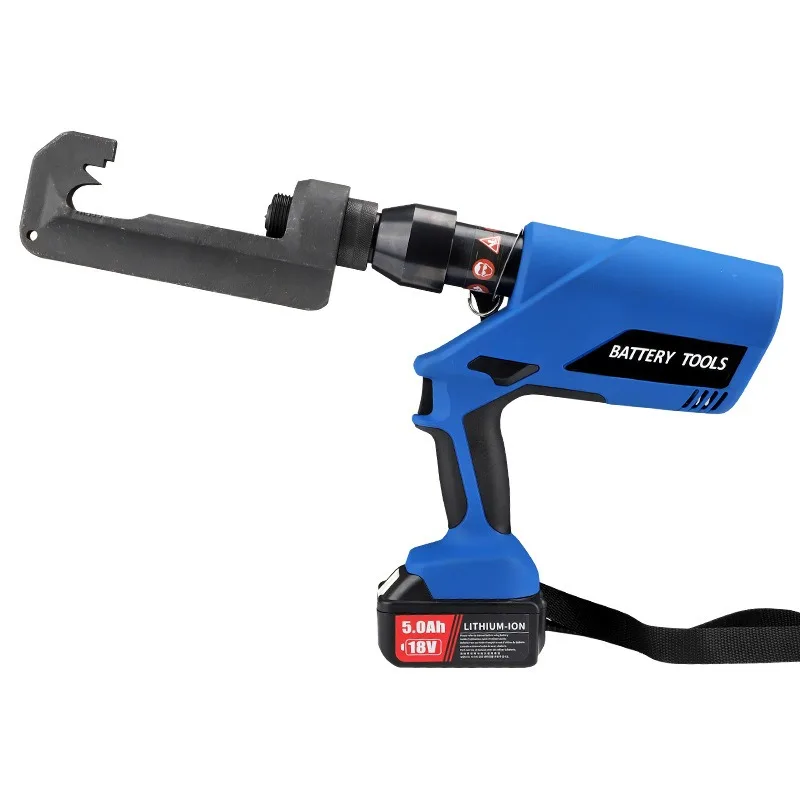 

Industrial Cordless Electric Hydraulic Crimping Tool 400mm² Copper Aluminum Terminal Cold Press Crimper With Lithium Battery