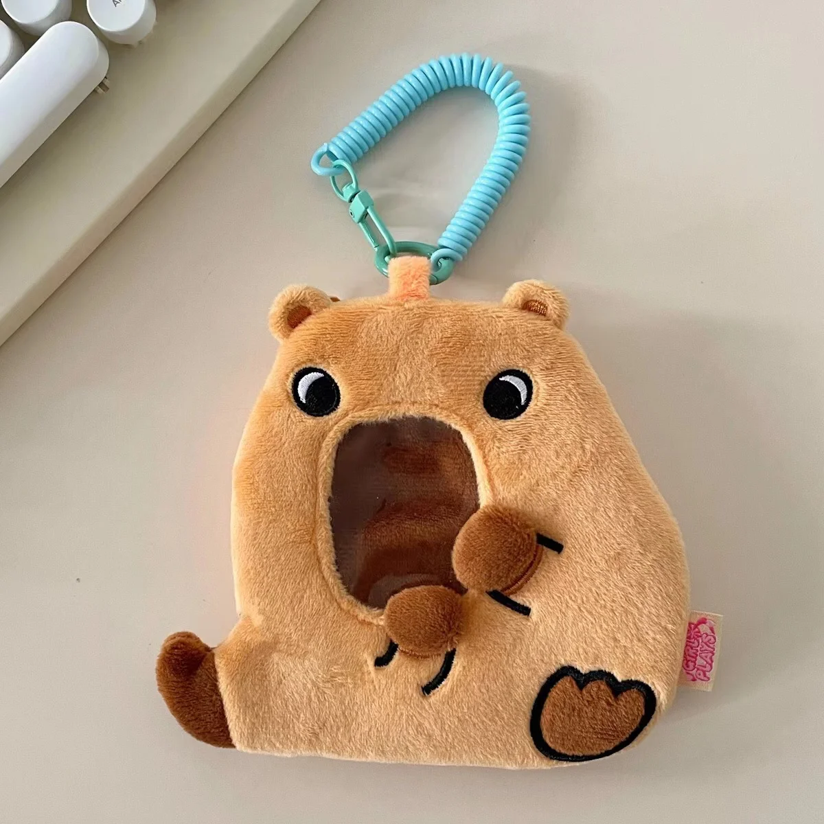 Original animal Plush Kpop Creative card holder Photocards Holder Notebook Album Idol Photo Collection Book Storage pendant