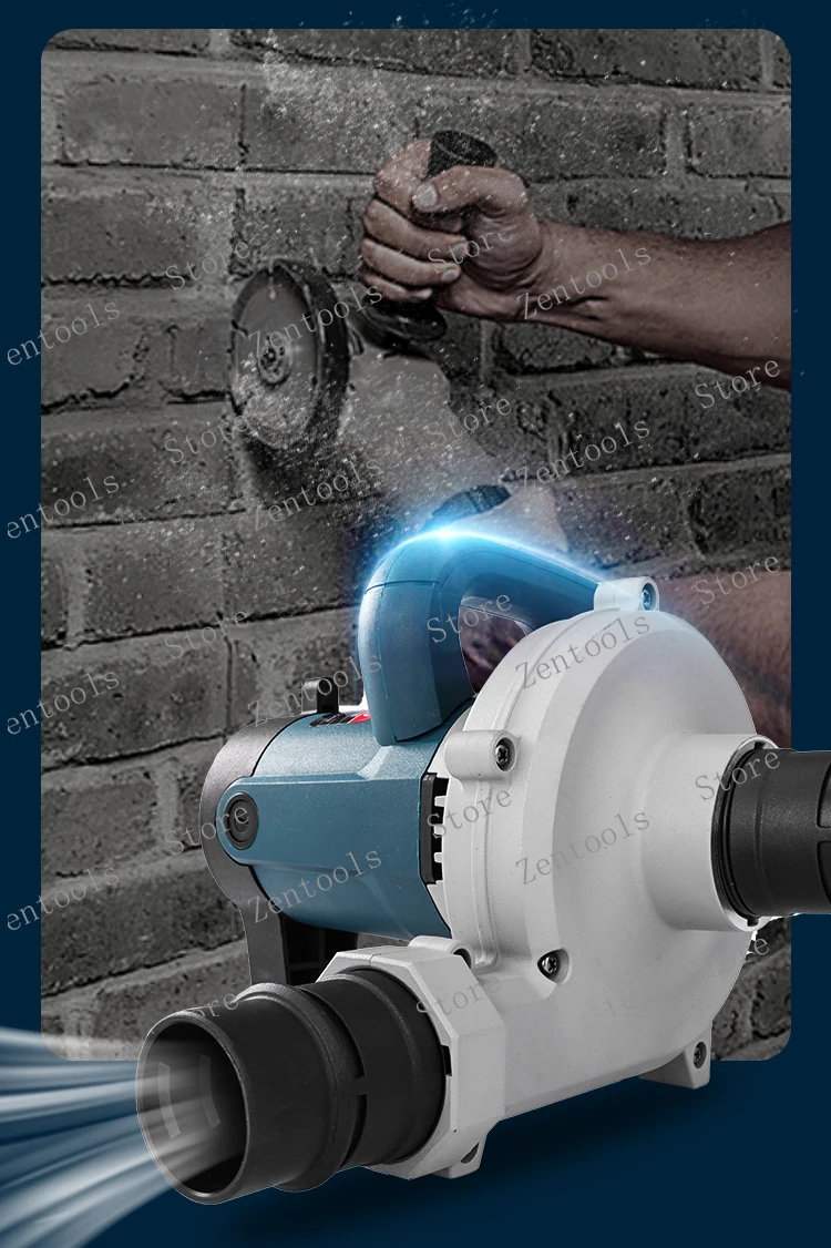 220 فولت الصناعية الصف عالية الطاقة آلة الشق مجمع الغبار منفاخ طاحونة الحائط مكنسة كهربائية منفاخ الاستخدام المزدوج #6