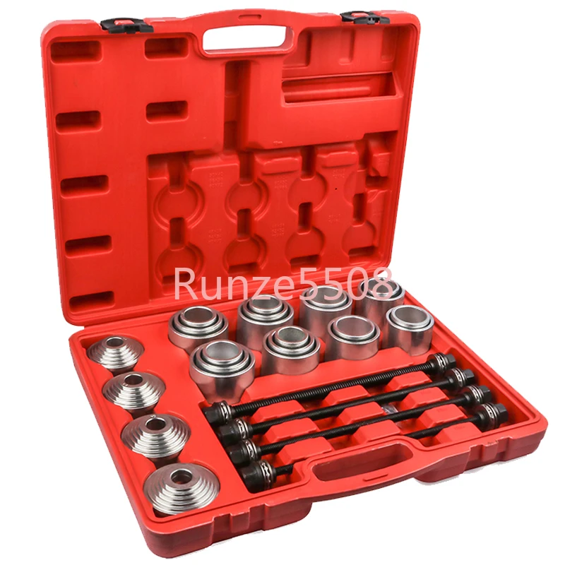 

27pcs Universal Press and Pull Sleeve Kit Car Master Bush Bearing Removal Insertion Tool for Car Repair Auto Maintenance