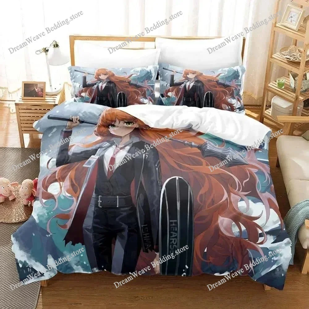 

3D Print Game Limbus Company Bedding Set Cartoon Anime Set Adult Kid Bedroom Fashion Duvet Cover Sets Home Textileextile