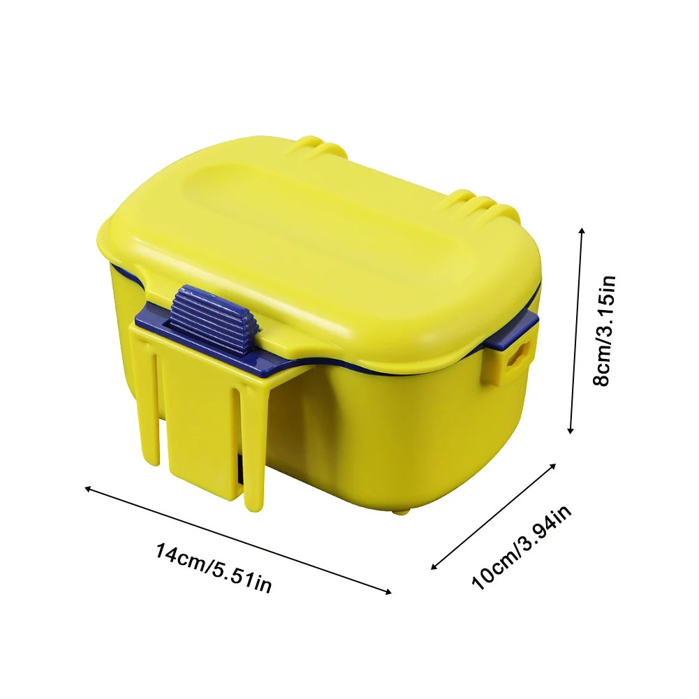 Vielseitige Angelköderbox, Angelhakenköder, gefälschte Köderboxen, isoliert, atmungsaktiv, feuchtigkeitsbeständig, für Regenwürmer und lebende Köder