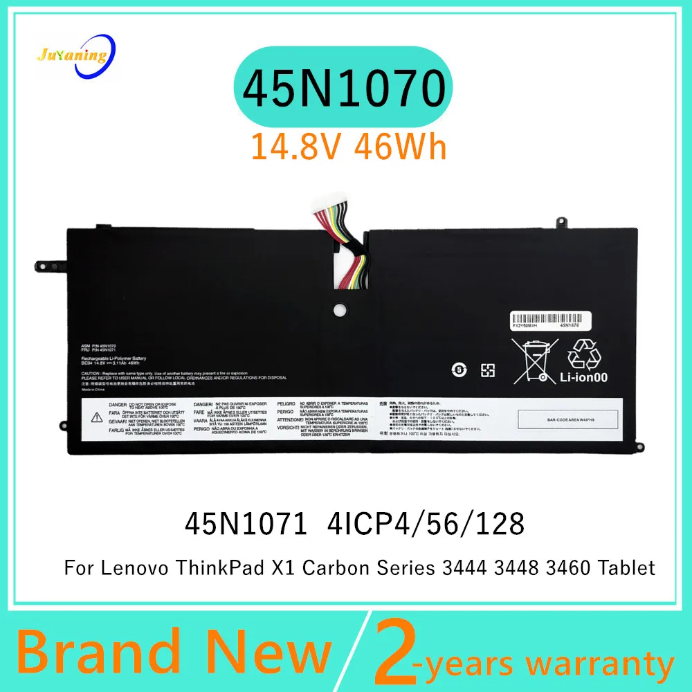 45N1070 Laptop Battery For Lenovo ThinkPad X1 Carbon Series 3444 3448 3460 Tablet 45N1071