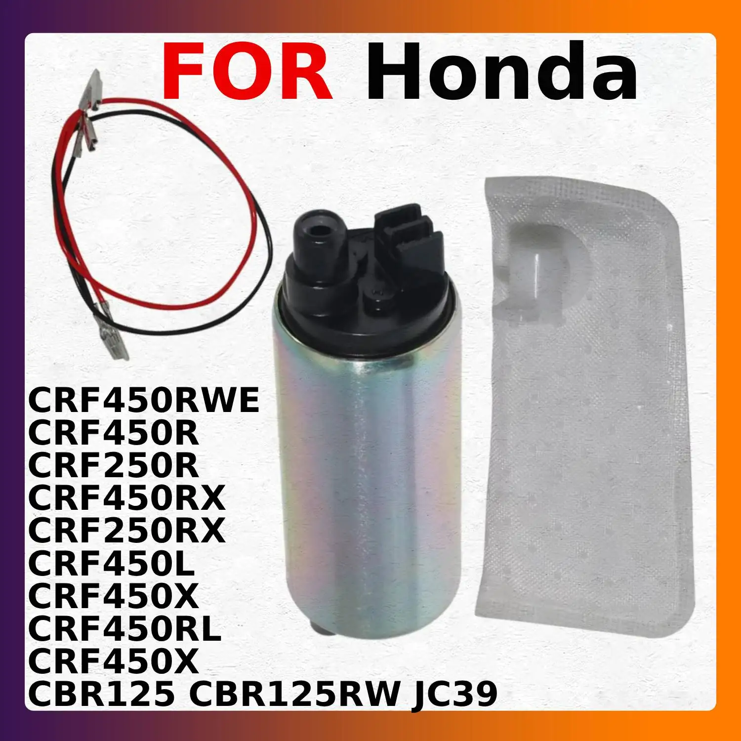 

Электрический топливный насос для мотоцикла Honda CBR125 CBR125RW JC39 2007 2008 2009 2010 16700-men-A32 16700-men-A31 16700-KTY-D31, запчасти