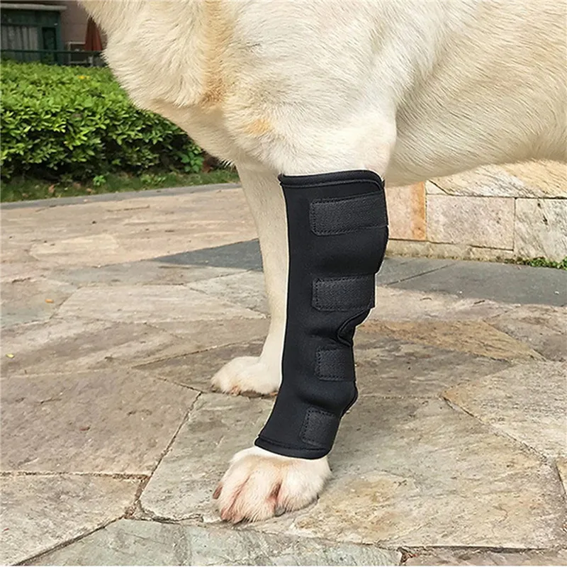 Pet Protector Dog Leg Protector Large Dog Knee Protector Elbow Protector Magic Bandage Anti-licking Fixed Recovery Bandage