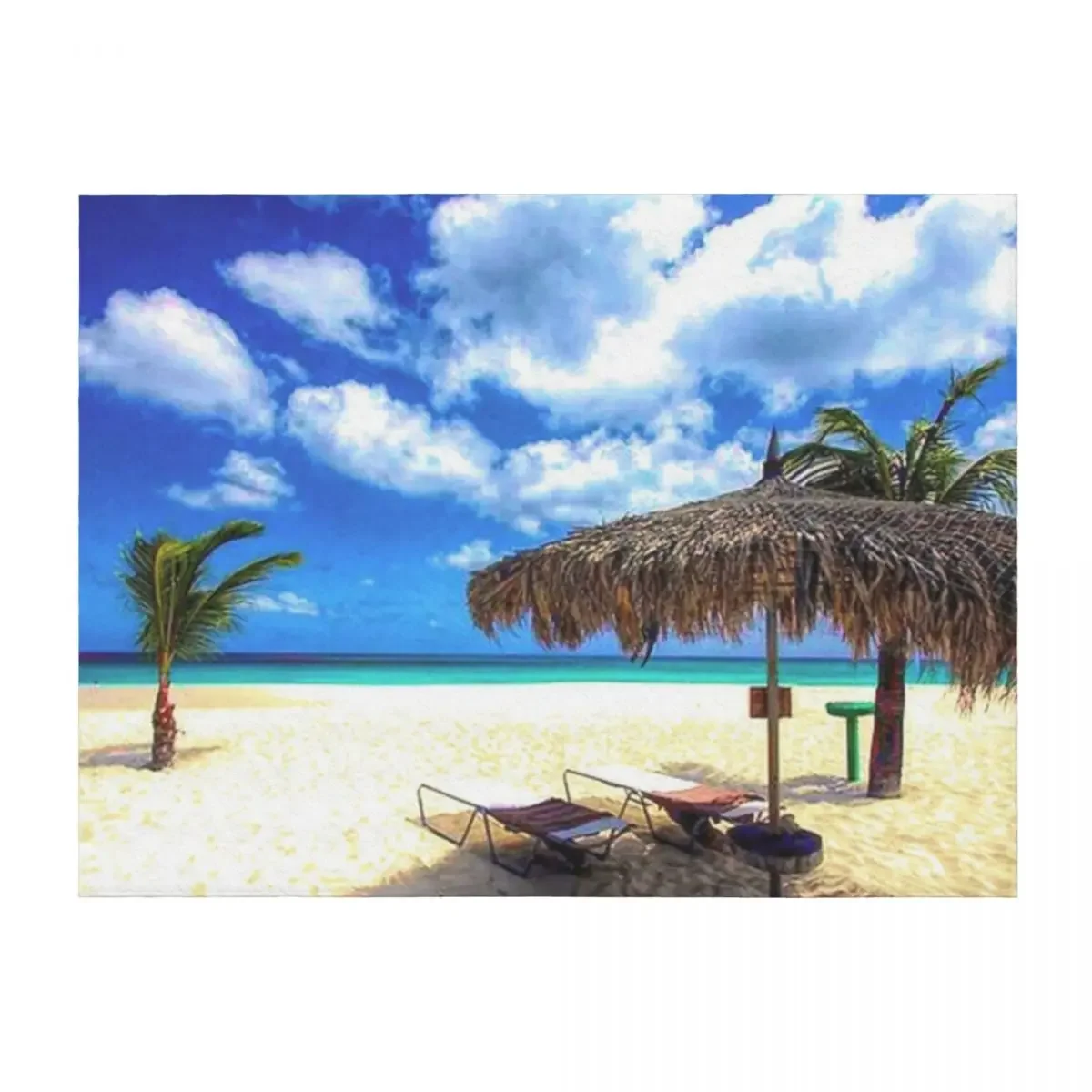 

You're Invited to Aruba! Throw Blanket for babies Tourist heavy to sleep Plush Blankets