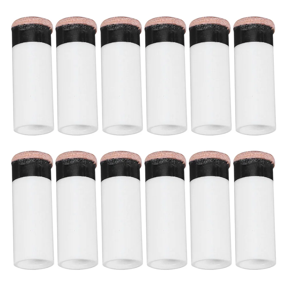 

12pcs Pool Pool Cue Tip Replacement Kit Stick Cue Tip 12Mm Billiard Tips Slip On Replacement Kit Tool Accessory