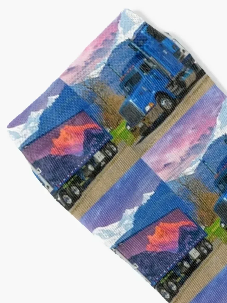 Sunset Trailer Socks Christmas set Men Socks Women's