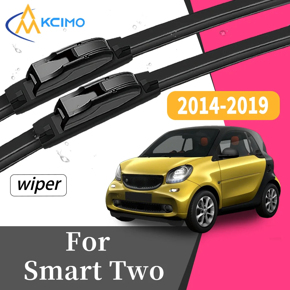 

Easy Install 2Pcs Front Windscreen Wiper Blades For Smart Two 453 2014-2019 Car Windshield Wiper Replacement Accessory