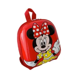 Disney Kids Cartoon Backpack Minnie Mickey Mouse  Hard-shell bag school bag  Girls Princess Backpack Primary Schoolbag