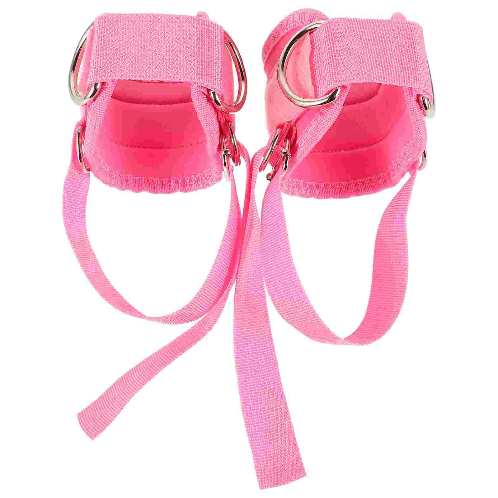 

Ankle Buckle Dumbbell Foot Attachment Straps for Cable Machine Polyester Ring