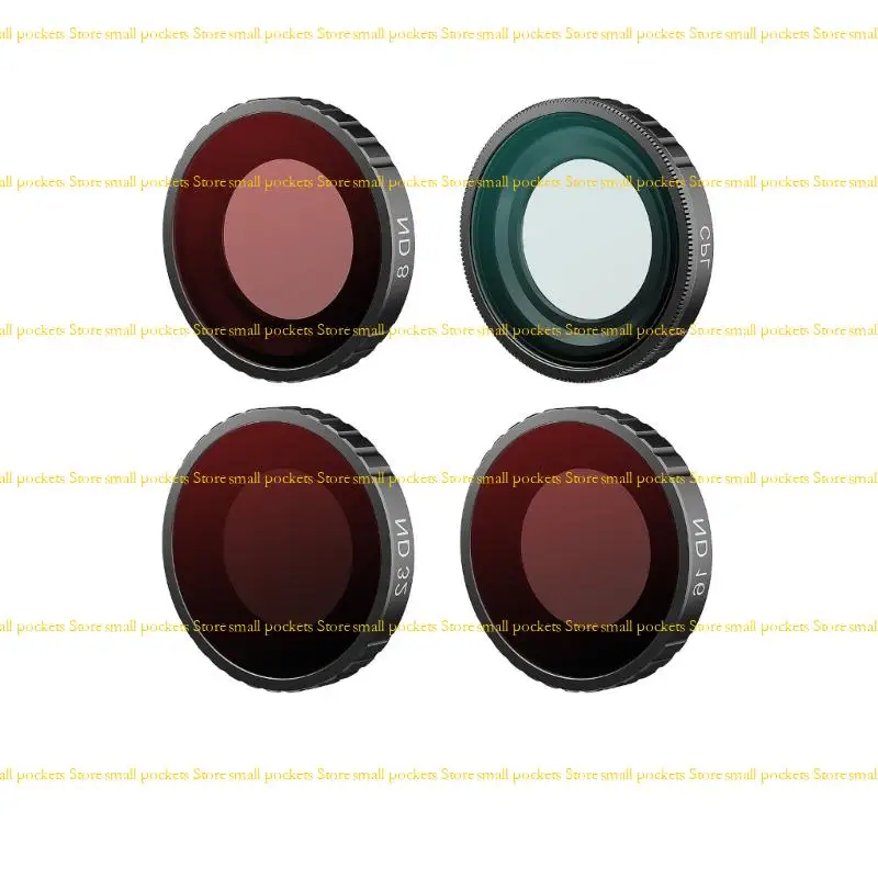 R1WD Protective Waterproof Lens Filter For Action Cameras High Light Transmission Scratch Resistant Aluminum Alloy Frame