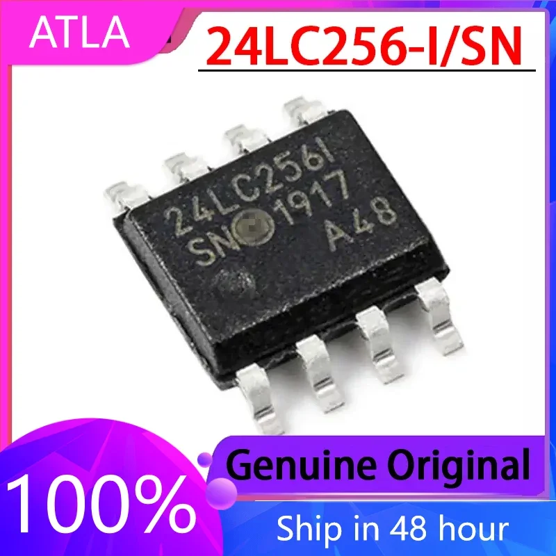 

5PCS New Original 24LC256T-I/SN 24LC256-I/SN 24LC256I Memory Chip SOP8