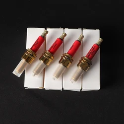 4Pcs/lot Motorcycle CR8E Spark Plug Fit For HJ125T-8/HS125T Engine Replacement Parts CR8E/A7 Extended thread Ceramic Spark Plugs