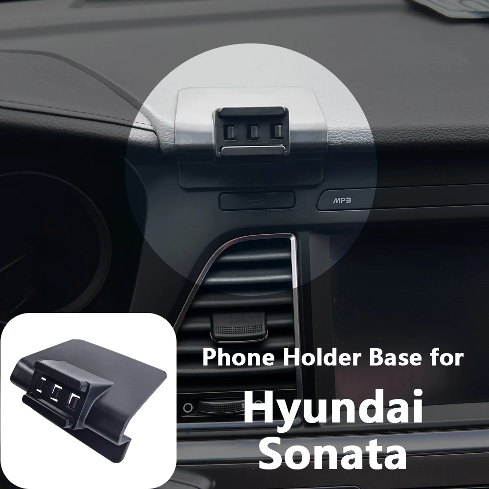 For Hyundai Sonata LF 2015 2016 2017 2018 2019 Car Phone Mount Wireless Charging Phone Holder Special Fixed Base Car Accessories