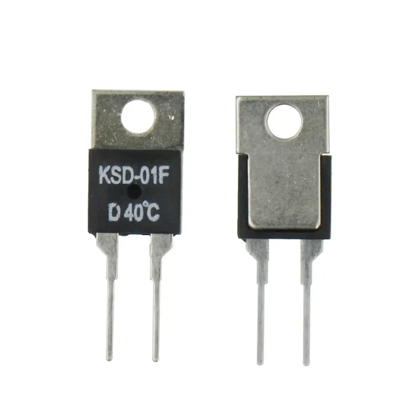 KSD-01F temperature control switch 0/15/40/50/80/95C-150 degrees 2A 250V normally closed and normally open temperature sensor