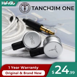 2023 New TANCHJIM One 10mm Dynamic Driver HiFi Earbuds In-Ear Monitors Earphones Wired Headphone with DSP Type-C & Microphone