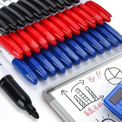 10PCSColorful Marker Whiteboard Pen Black White Markers School Supplies Children's Drawing Pen Escola Office