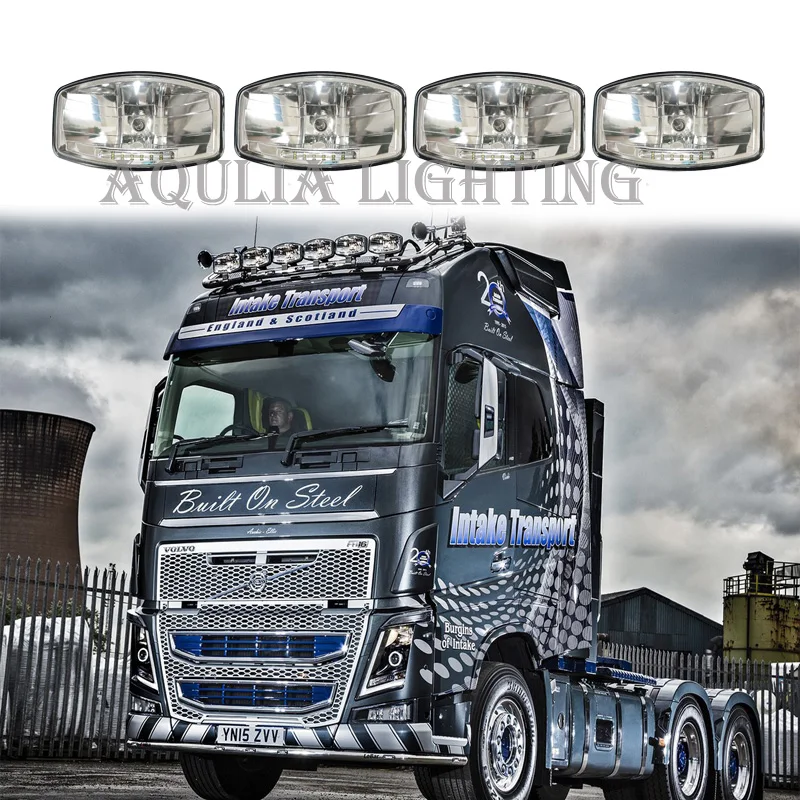 Euro Truck Top Light Hel Jumbo 320 FF Long Distance Spot Lights Fit For SCANIA VOLVO MAN RENAULT Truck