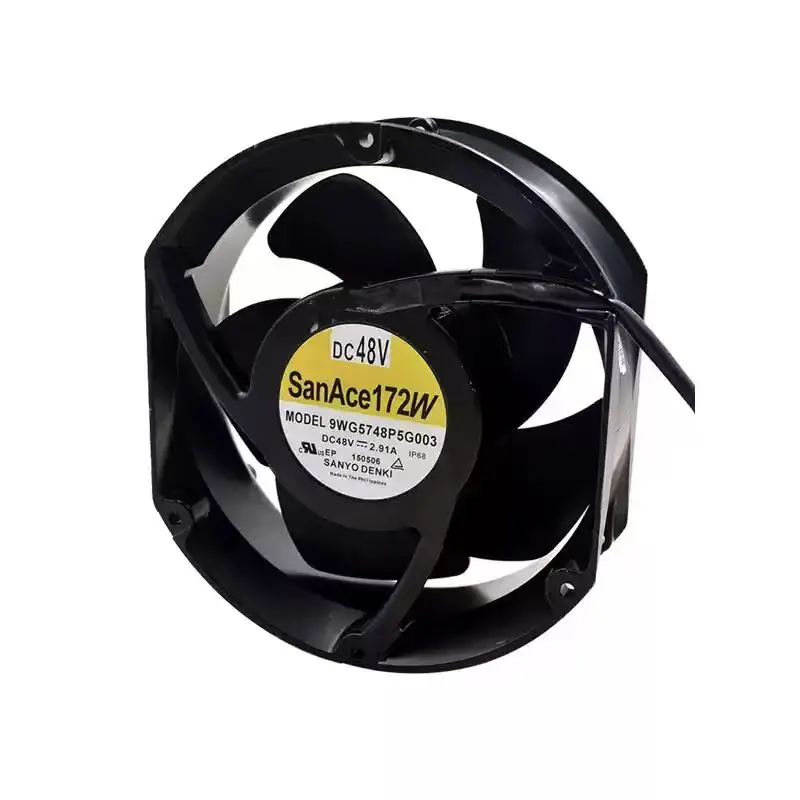 For SANYO 9WG5748P5G003 DC 48V 2.91A 17251 172x150x51mm IP68 4Pin PWM Dual Ball Bearing Welder Server Inverter Case Cooler Fans