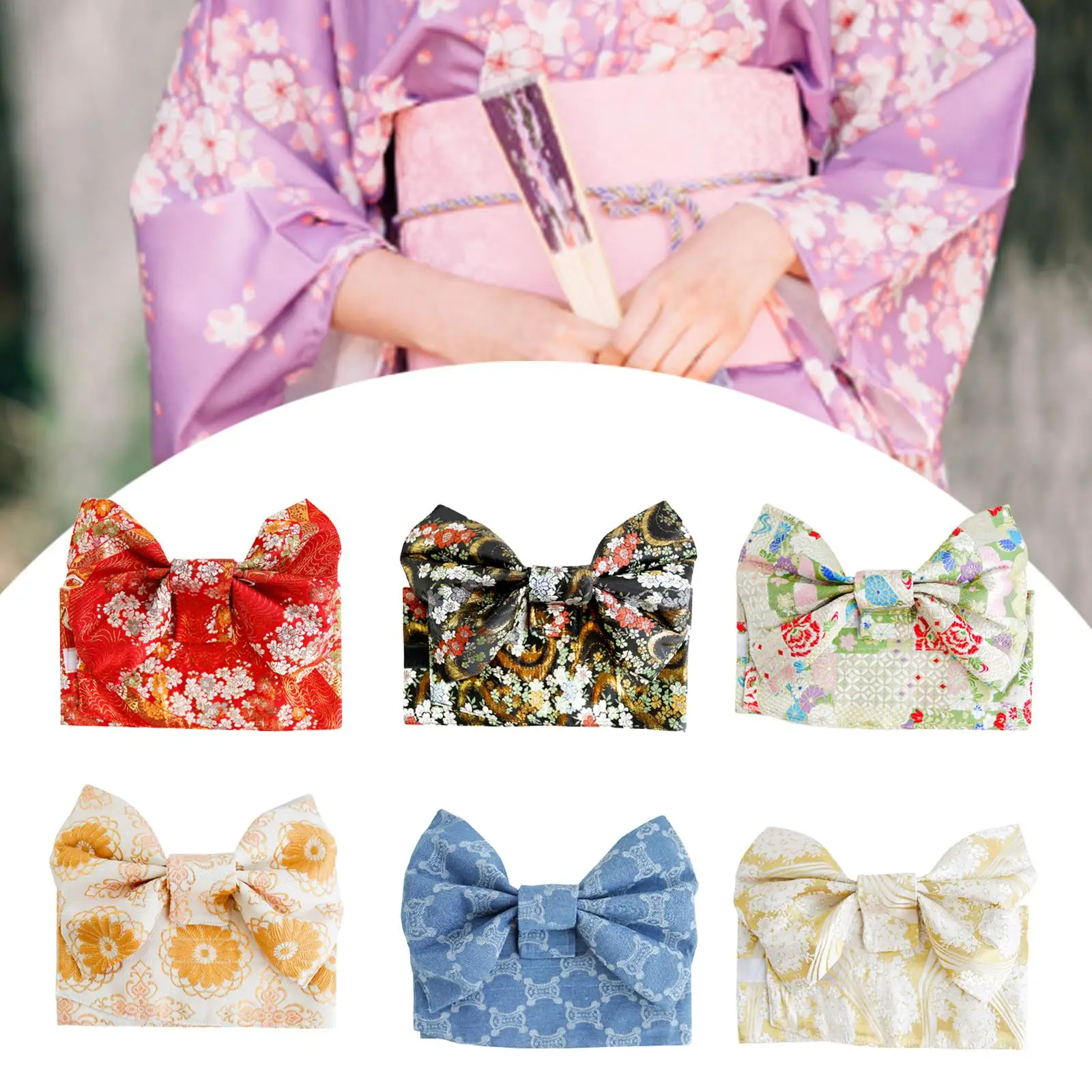 Kimono Obi Gürtel Bund Damen Kummerbund Schärpe Eleganter Yukata Gürtel für Hochzeit