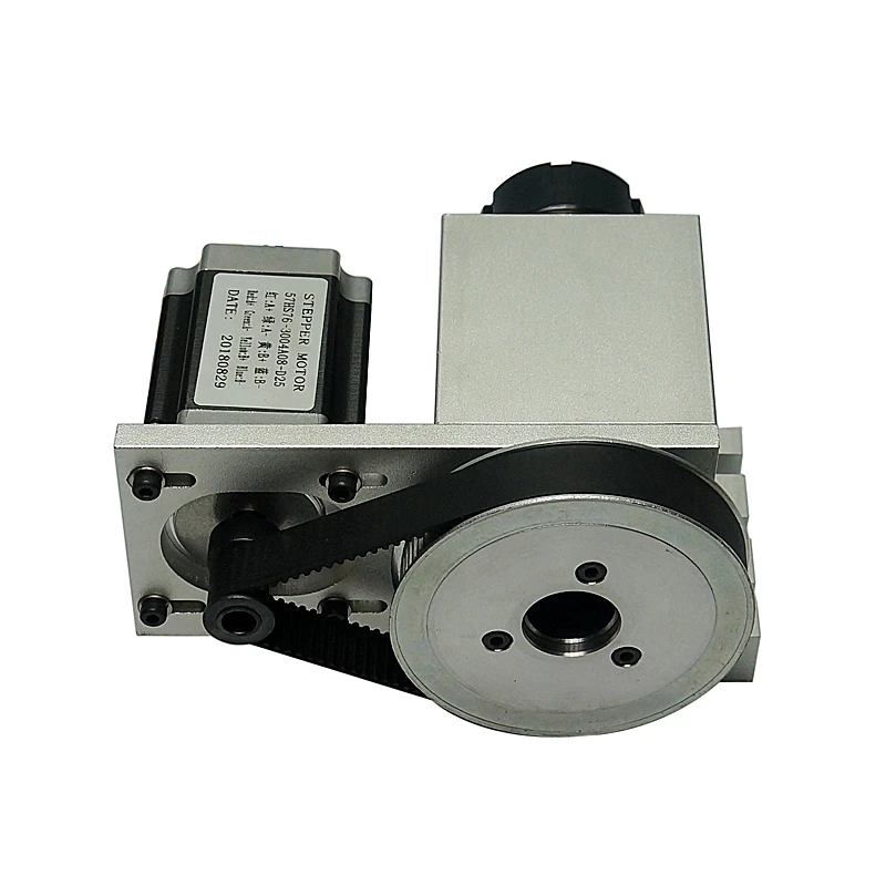 A Aixs eje giratorio CNC 4. ° eje con pinza para enrutador Cnc fresadora Cnc eje giratorio 3M-6-ER32 con portabrocas ER32