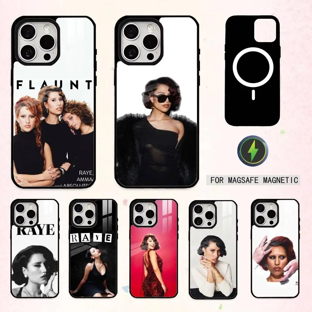 

Singer R-Raye Phone Case For iPhone17,16,15,14,13,12,11 Plus,Pro Max Magnetic For Magsafe Wireless Charging
