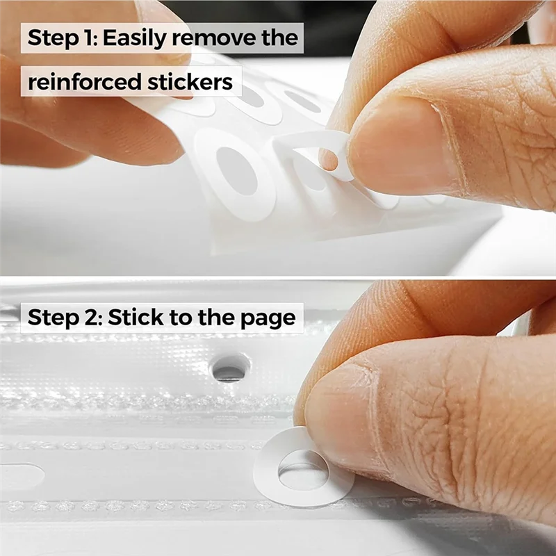 홀 펀치 보강 스티커 종이 구멍 보강 구멍 보강 스티커