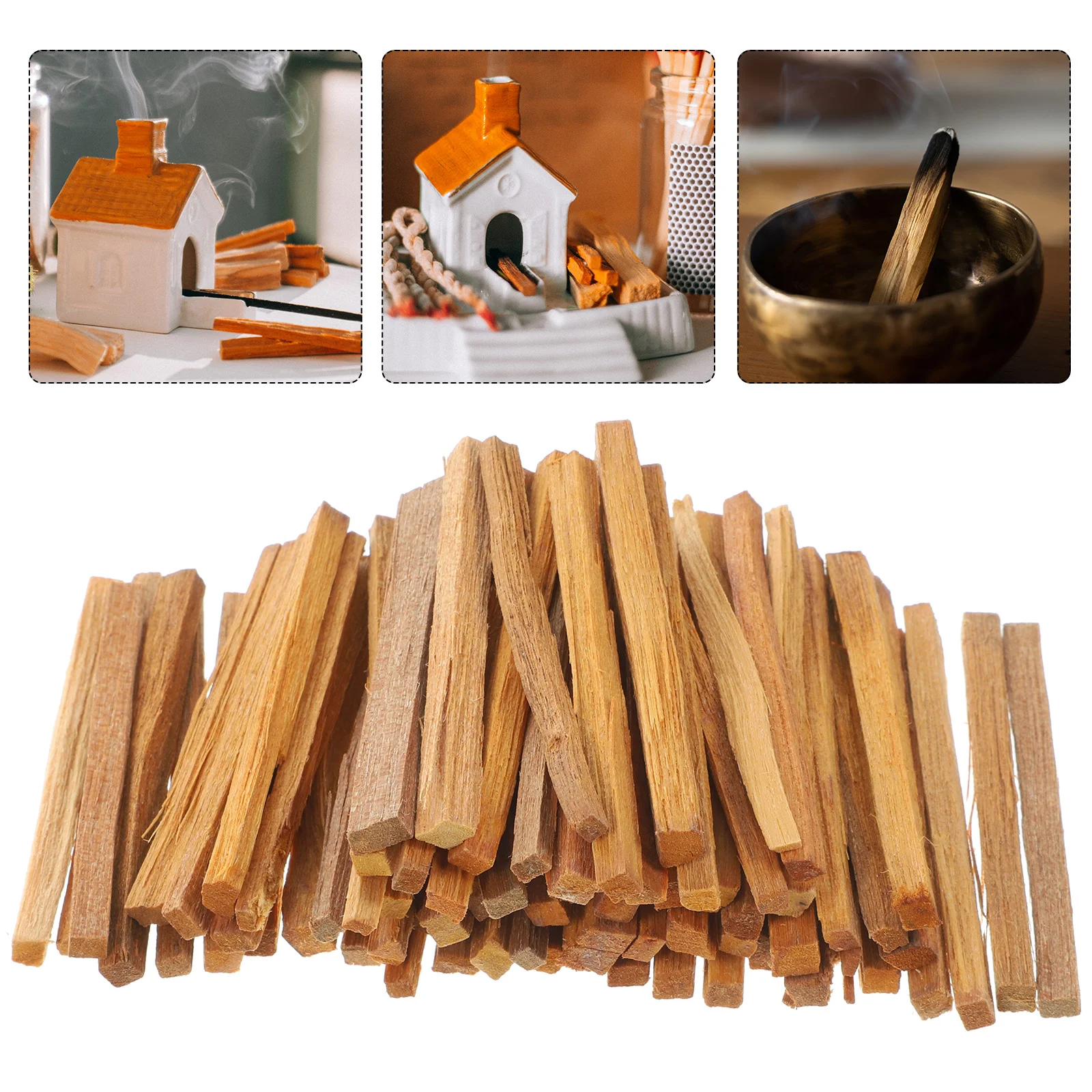 Sandalwood Sticks Rituals Bundle Smudge Kit Incense Fragrant Mediation Supplies