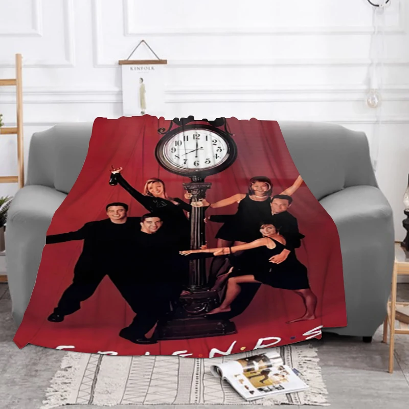 

Friends TV Show Car Blanket Sofa Winter Fluffy Soft Blankets for Bed Furry Machine Washable Throw & Throws Baby Fleece Beds Nap