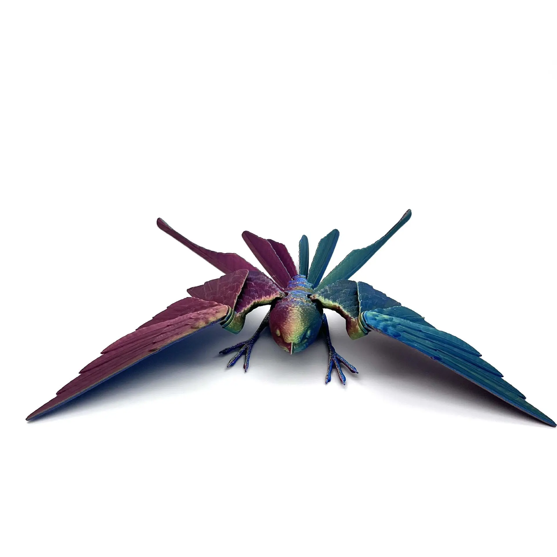 Multi-Jointed Movable Shapeshift animal 3D Printed animal swallow model Lucky home decoration