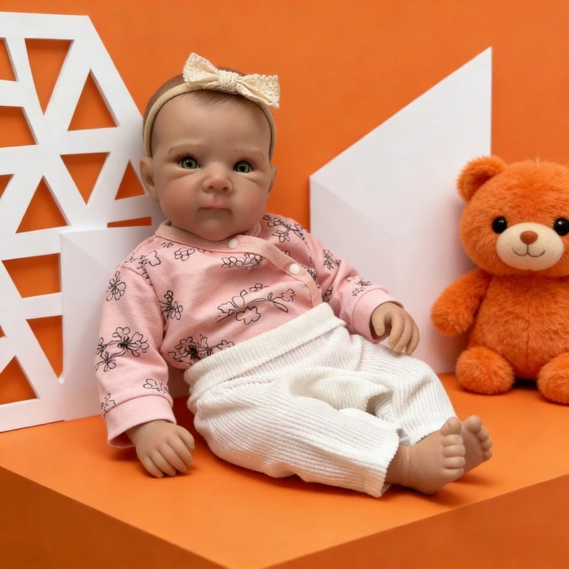 

18 дюймов, 45 см, реалистичная 3D-кожа ручной работы Bettie, такая же, как фото, Коллекционная художественная кукла