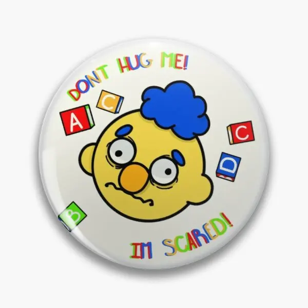 Dhmis Pin de botón suave de chico amarillo, insignia de solapa de cuello de joyería de dibujos animados, lindo sombrero de Metal, ropa de mujer, decoración de broche creativo, regalo