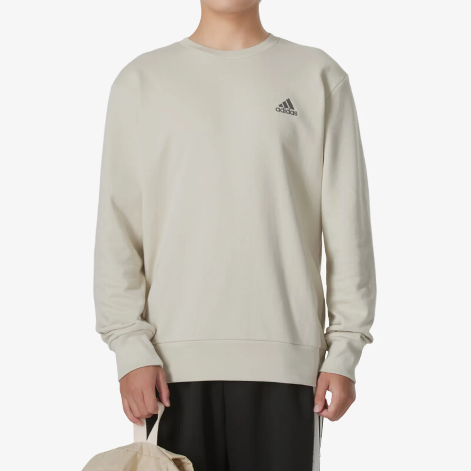 

Adidas genuine M SL FT SWT Men's Simple Loose Hoodie JG8493