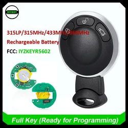 DIYKEY KYDZ akumulator inteligentny klucz zdalny System CAS ID46 Chip 315LP/315MHZ/433MHZ/868MHZ dla BMW MINI Cooper 2007-2014