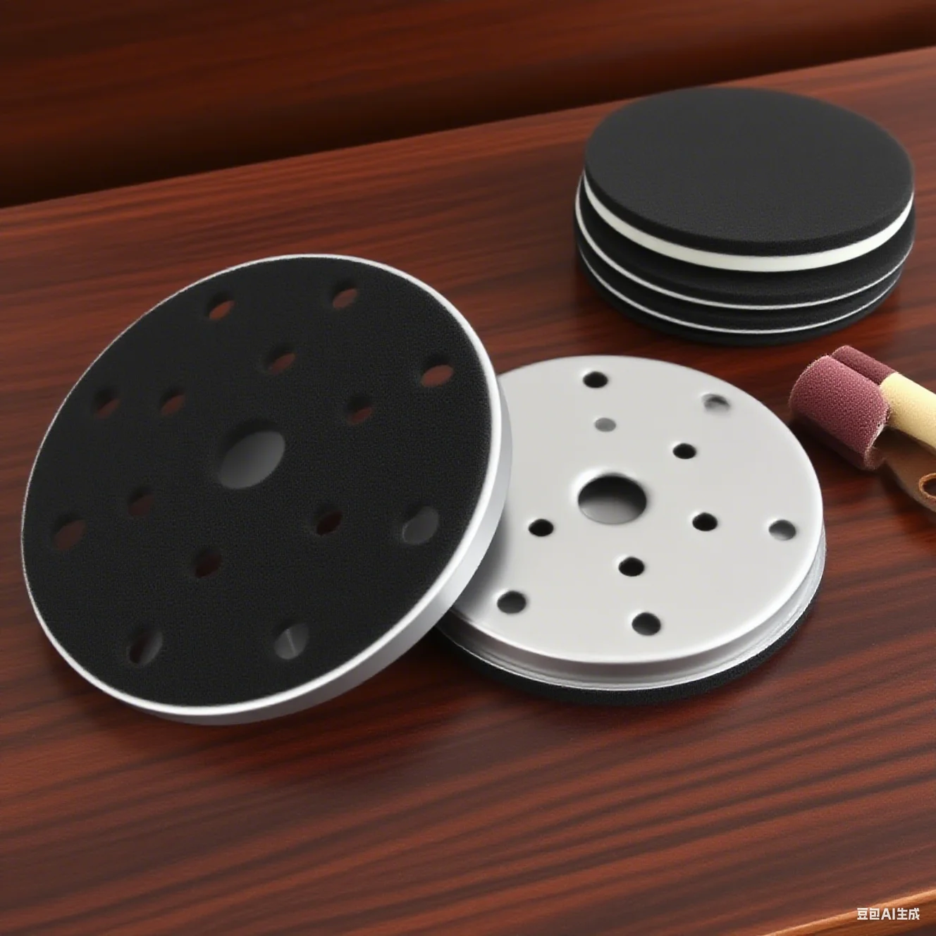 

Мягкая губчатая интерфейсная подушечка с 15 отверстиями, 6 дюймов, 150 мм, шлифовальные подушечки, опорный диск, шлифовальные диски с крючком и петлей для аксессуаров для полировщиков