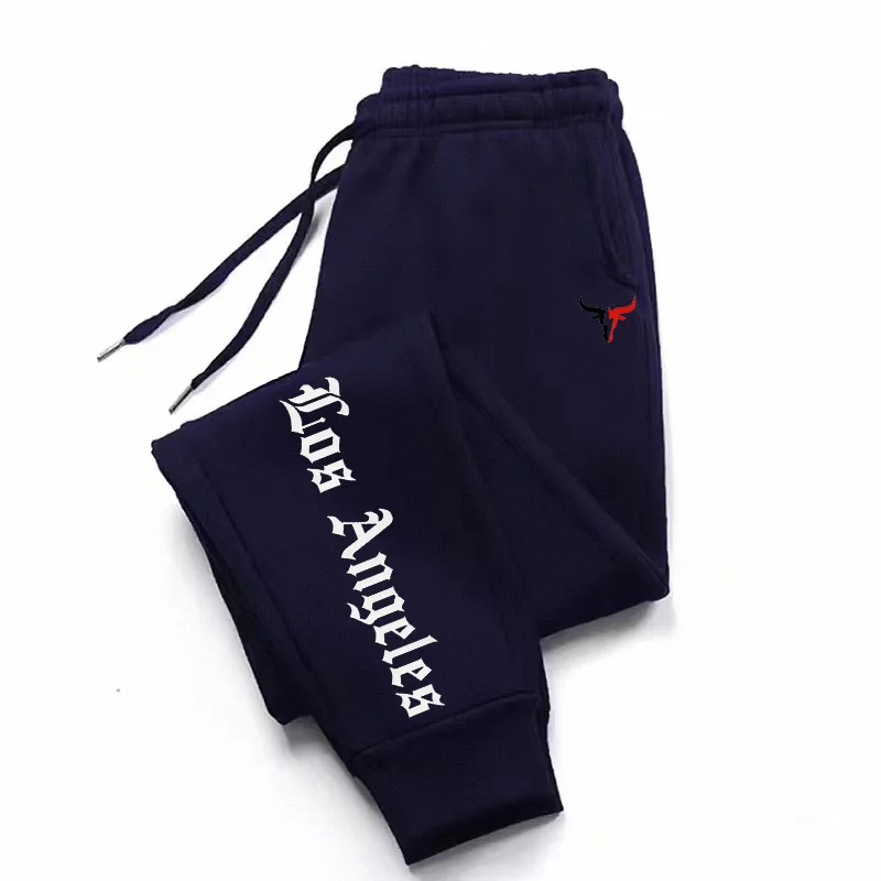 السراويل الملونة الأكثر مبيعًا للرجال في لوس أنجلوس، مناسبة للرياضات الخريفية والشتوية واللياقة البدنية والجري والترفيه والكم #3