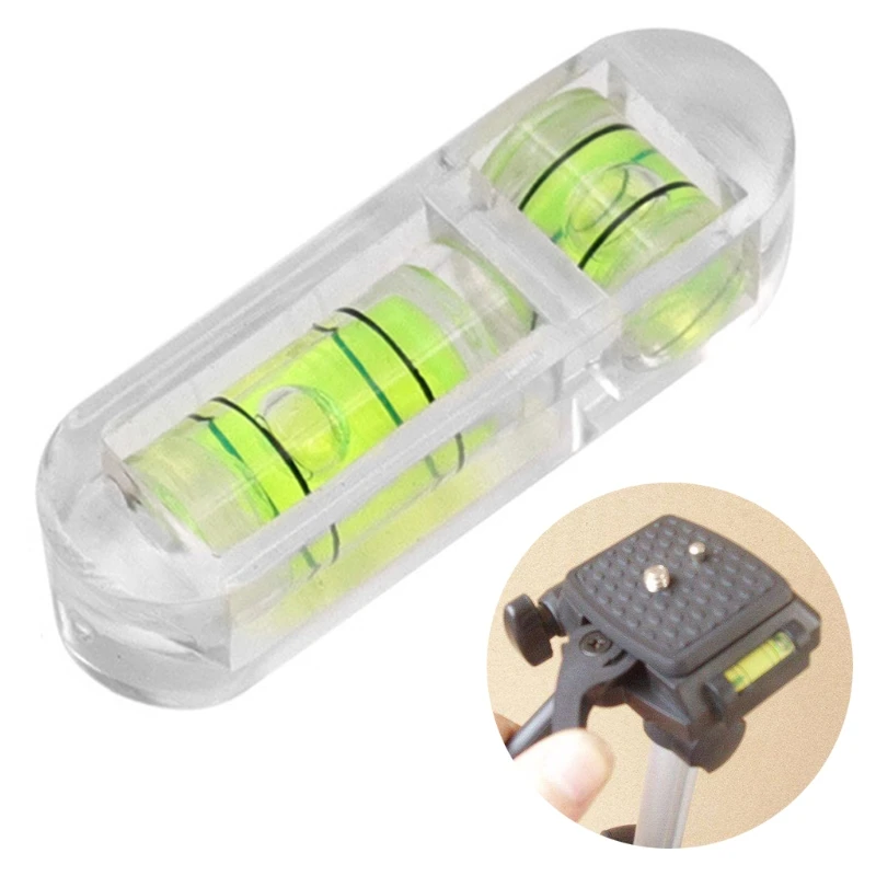 F92C Mini Type Bubble Измерение уровня акрилового настройки прибора для прибора двухмерного уровня для камеры