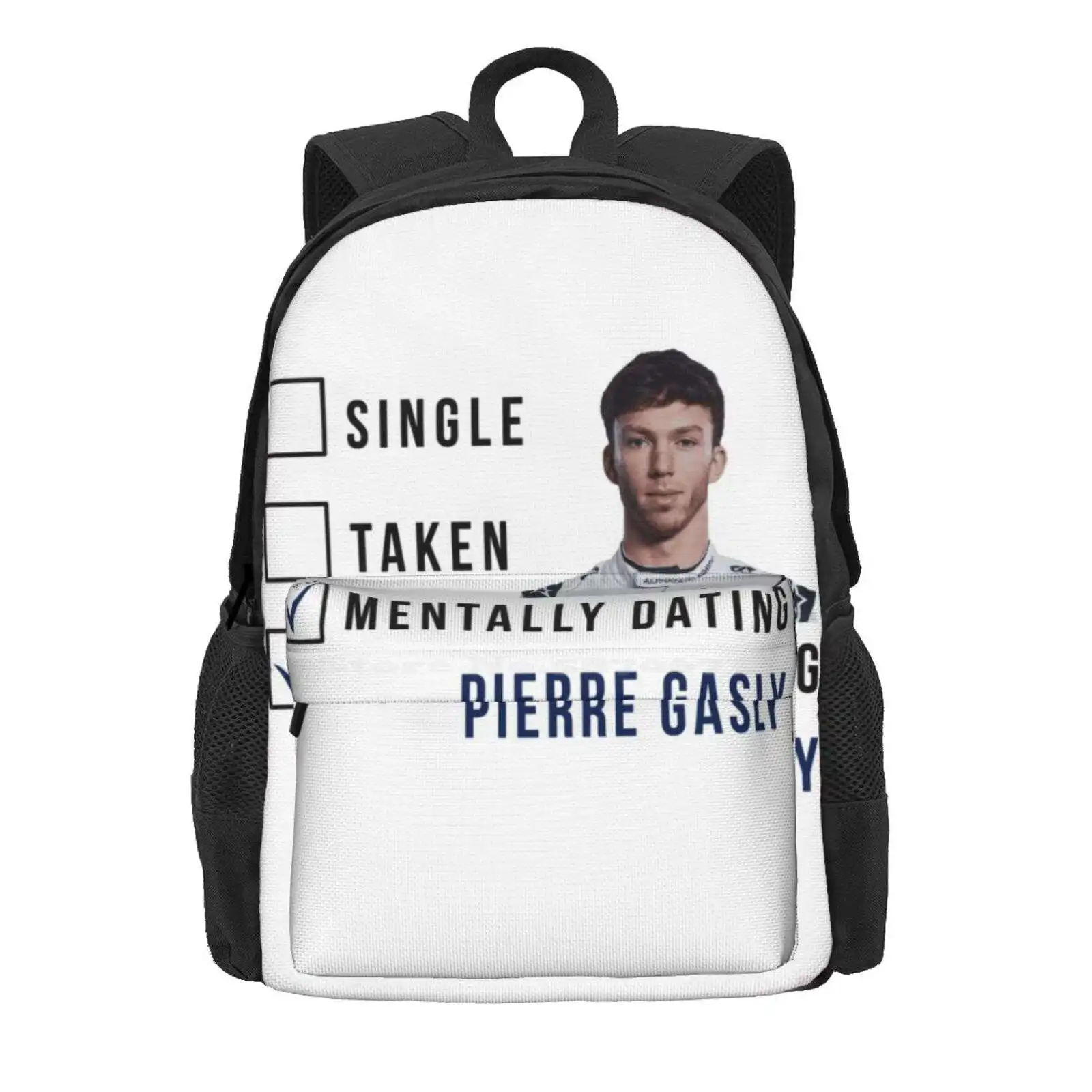 Pierre Gasly Mentally Dating Hot Sale Schoolbag Backpack Fashion Bags Liked By Pierre Gasly Pierre Gasly Liked This Meme