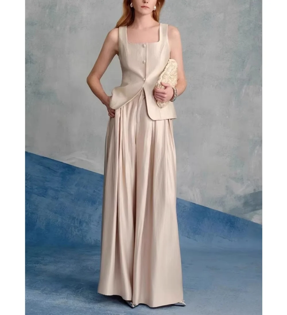 

Sexy Square Collar Sleeveless Evening Dresses Sexy Celebrity Long Dress Exquisite High Quality Prom Party Gowns Women Customized