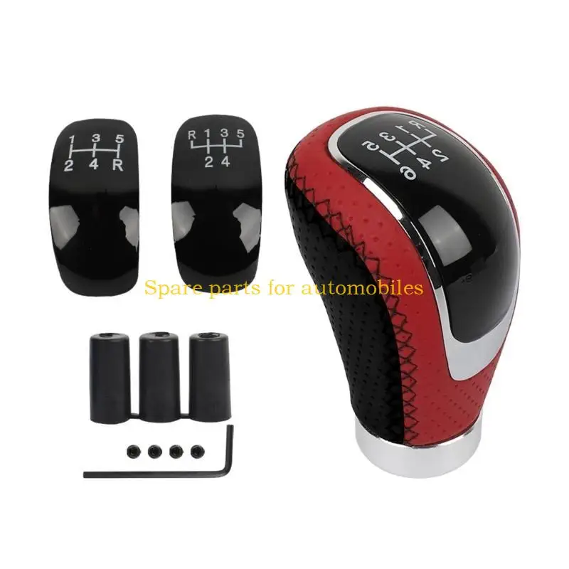 

H58F Gear Shifts Knob Gear Shifter Lever Handball Suitable for 5/6 Speed Manual Transmission Car Leather Accessories Durable