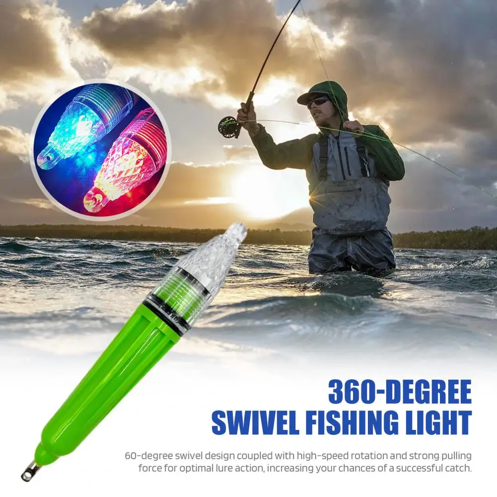 Fish Lure Light Bait Light Led Fishing Lure Lamp for Drop Fishing Waterproof Colorful Fish Light Submersible Fish Gathering