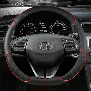 Car steering wheel cover, Auto Accessories, Hyundai i40, i30, i20, i10, ix35, ix25, tucson, accent, elantra, santa fe, crete, solaris, kona 8 Main Sales Valve Body I30 - №5