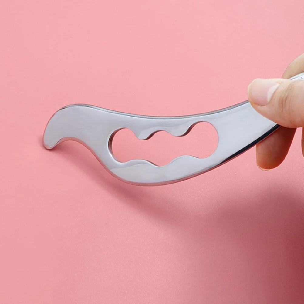 ステンレス鋼の刮痧（かっさ）マッサージツール、顔の筋肉スクレーパー、深層組織アンチエイジングスキンケアツール、フェイススクレーパー